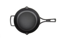 Brizoll Feuerpfanne mit Stiel 260 x 60 mm aus Gusseisen
