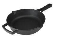 Brizoll Feuerpfanne mit Stiel 260 x 60 mm aus Gusseisen