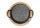 Brizoll Servierpfanne aus Gusseisen 24 cm H-2,5 cm mit Servierbrett