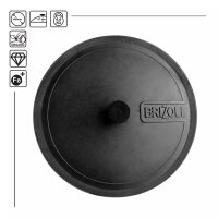 Brizoll Gusseisendeckel Kasandeckel D-40 cm passend...