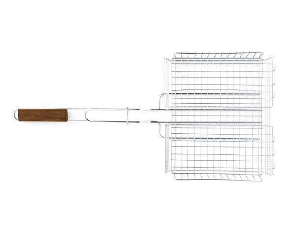 Universal Grillkorb  60 cm mit Holzgriff