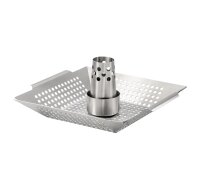 Hähnchen Grillkorb aus Edelstahl 35x31cm
