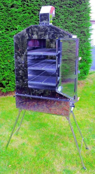 Smoker Räucherofen Mega Prof Aufsatzofen für Holzkohlegrill ohne Mangal!