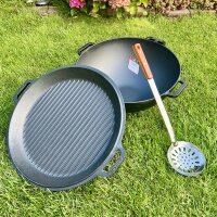 Gusseisen Kasan 12 L mit GRILLDECKEL