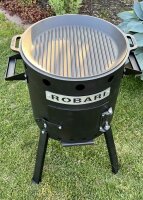 Kasan 12 Liter mit Grilldeckel Gusseiaen mit Ofen Gulaschkessel