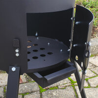 Kasan 12 Liter mit Grilldeckel Gusseiaen mit Ofen Gulaschkessel