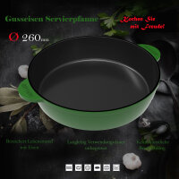 ROBARI Gusseisen Schmorpfanne Ø 26cm emaile